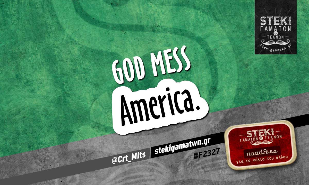 God mess  @Crt_Mlts